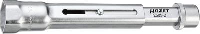 HAZET Bougiesleutel 2505-2 · 3/8 inch (10 mm) vierkant hol · Buiten-zeskant-profiel · SW 20,8 mm · 13/16?