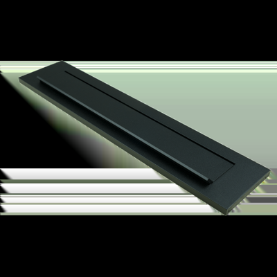 AMI Briefplaat Ta Deurdikte 38/42 Veer Zwart R9005 Str - 739605