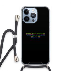 Retro: iPhone 13 Pro Transparant Hoesje met koord