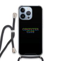 Retro: iPhone 13 Pro Transparant Hoesje met koord
