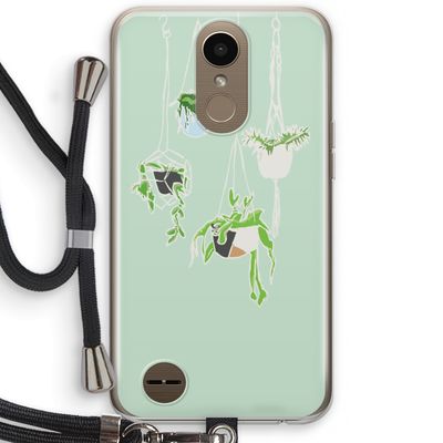 Hang In There: LG K10 (2017) Transparant Hoesje met koord