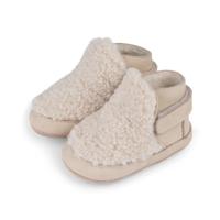 Baby Dutch babyslofjes boots Teddy Natural-M