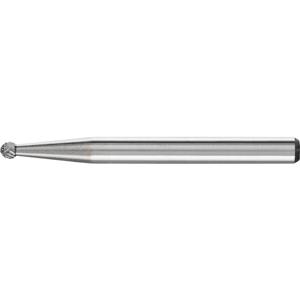 PFERD 21211033 Freesstift Hardmetaal Bol Lengte 33 mm Afmeting, Ø 2 mm Werklengte 1.5 mm Schachtdiameter 3 mm 1 stuks