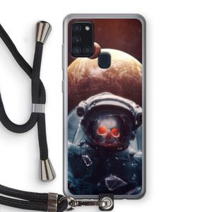 Voyager: Samsung Galaxy A21s Transparant Hoesje met koord
