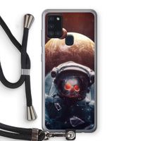 Voyager: Samsung Galaxy A21s Transparant Hoesje met koord