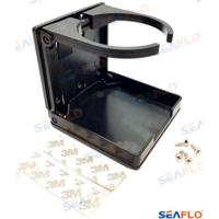 SFDH201 - Verstelbare opvouwbare bekerhouder - Zwart