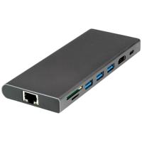 VALUE USB Type C Docking Station, HDMI 4K60 , 4x US3.2Gen1 (1x C + 3x A), 1x PD, 1x SD/TF, 1x RJ45, 1x 3.5mm VALUE USB Type C Docking Station, HDMI 4K60 , 4x US3.2Gen1 (1x C + 3x A), 1x PD, 1x SD/TF, 1x RJ45, 1x 3.5mm