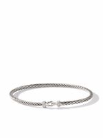 David Yurman bracelet Buckle en argent sterling serti de diamants - thumbnail