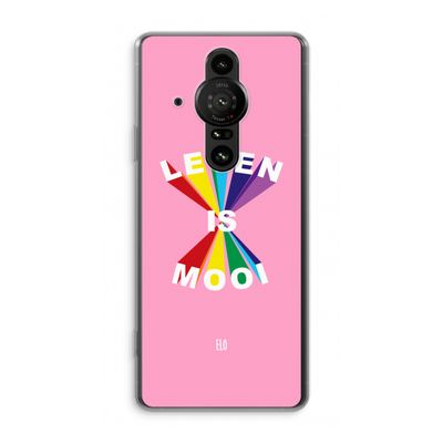 Het Leven Is Mooi: Sony Xperia Pro-I Transparant Hoesje
