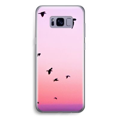 Fly away: Samsung Galaxy S8 Plus Transparant Hoesje