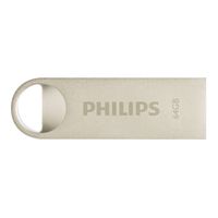 Philips Moon Edition 2.0 USB flash drive 64 GB USB Type-A Zilver - thumbnail