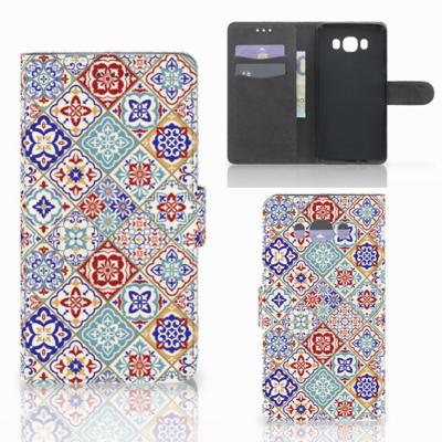 Samsung Galaxy J7 2016 | Bookcase | Tiles Color