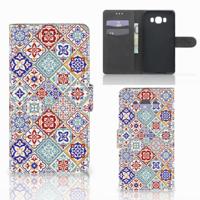Samsung Galaxy J7 2016 | Bookcase | Tiles Color
