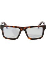 Off-White Eyewear lunettes de vue à monture carrée - Marron - thumbnail