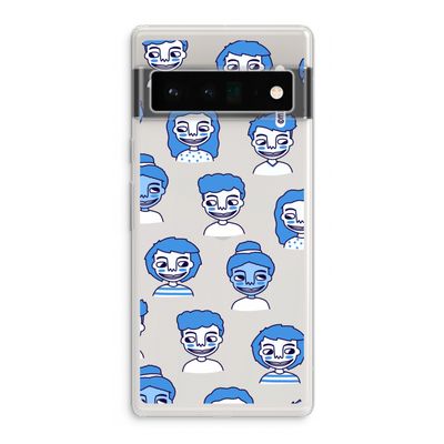 Gezichtjes: Google Pixel 6 Pro Transparant Hoesje