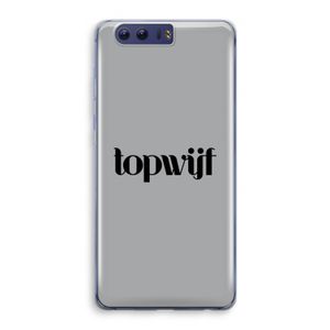 Topwijf Grijs Zwart: Honor 9 Transparant Hoesje