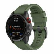 Siliconen sportbandje - Leger groen - Garmin Tactix 8 - 47mm