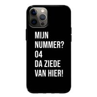 Da ziede van hier - Zwart: iPhone 12 Tough Case