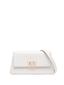 Furla sac porté épaule à loquet - Blanc