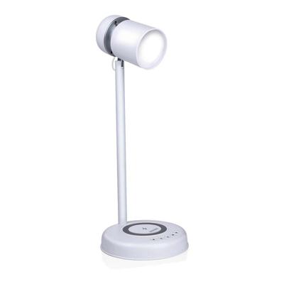 LED-lamp met Luidspreker en Draadloze Oplader Grundig Wit 15 W 76 Lm Ø 12 x 34 cm Plastic 3 in 1