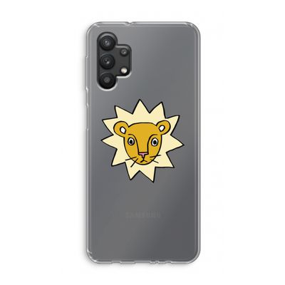 Kleine leeuw: Samsung Galaxy A32 5G Transparant Hoesje