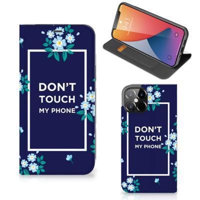 iPhone 12 Pro Max Design Case Flowers Blue DTMP iPhone 12 Pro Max Design Case Flowers Blue DTMP