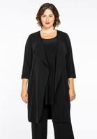Yoek Vest driekwart mouwen | Zwart | Maat 58/60