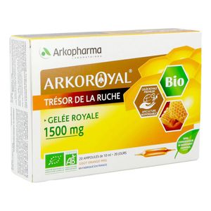 Arkoroyal Koninginnenbrij Biologisch 1500mg 20 Ampulles