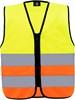 Korntex KX201 Kids´ Hi-Vis Safety Vest With Front Zipper Aalborg - Signal Yellow/Signal Orange - XS (3-6 years)