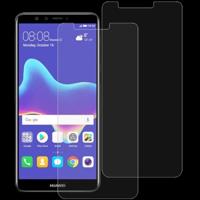 2 stk 0 26 mm 9H 2.5D getemperd glas Film voor Huawei Y9 (2018)