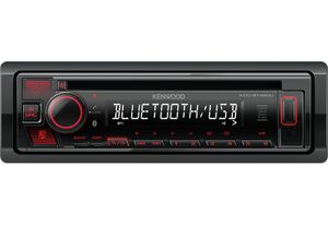 Kenwood KDC-BT460U Radio-CD Speler - Bluetooth - Rood