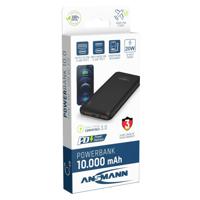Ansmann Powerbank USB-C 10.000 mAh Zwart Ansmann Powerbank USB-C 10.000 mAh Zwart