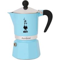 Bialetti Rainbow koffiezetapparaat - lichtblauw - 3 kopjes - thumbnail