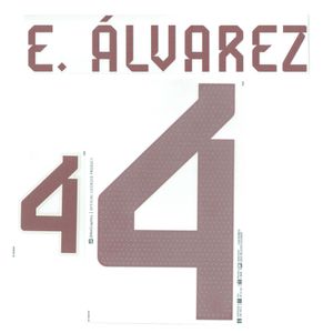 E.Álvarez 4 (Officiële Mexico Away Bedrukking 2022-2023)