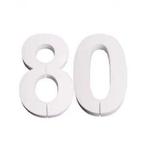 Styropor cijfer 80
