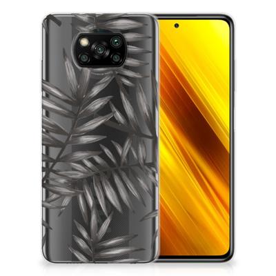 Xiaomi Poco X3 | Poco X3 Pro | TPU Case | Leaves Grey Xiaomi Poco X3 | Poco X3 Pro | TPU Case | Leaves Grey
