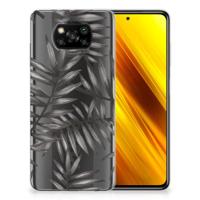 Xiaomi Poco X3 | Poco X3 Pro | TPU Case | Leaves Grey