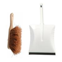 Benson Stoffer en wit blik combinatie - buiten - Hout met kokosvezels - Metalen blik 22 x 22 cm