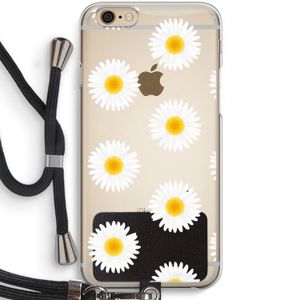 Margrietjes: iPhone 6 / 6S Transparant Hoesje met koord