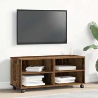 TV-kast Bruin 90 x 35 x 35 cm Bewerkt hout