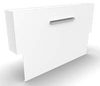 Cascadi Aluminium Watervalelement (op vijver) Lengte: 1250 Breedte: 250 Hoogte: 1200 - Geroba
