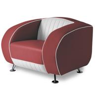Bel Air Sofa Delucas Retro SF01CB Ruby Eenzitter