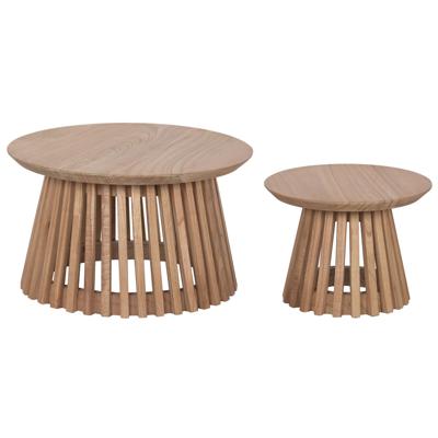 Set van 2 tafels Home ESPRIT 60 x 60 x 35 cm