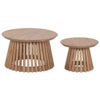 Set van 2 tafels Home ESPRIT 60 x 60 x 35 cm