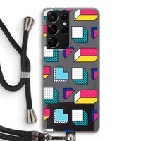 8-bit N°7: Samsung Galaxy S21 Ultra Transparant Hoesje met koord