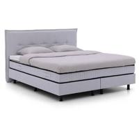 Goossens Boxspring Kaja - grijs - 160 x 200 cm