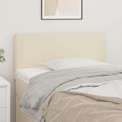Hoofdbord 80x5x78/88 cm kunstleer crmekleurig