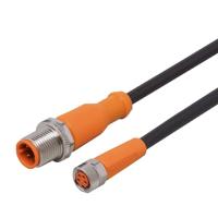ifm Electronic EVCA02 Verbindingskabel Aantal polen (sensoren): 4, 4 Stekker, recht, Bus, recht 2.5 m 1 stuk(s)
