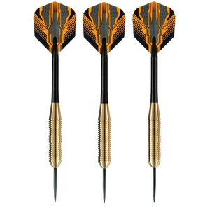 1x Set van 3 dartpijlen Club Brass 22 grams