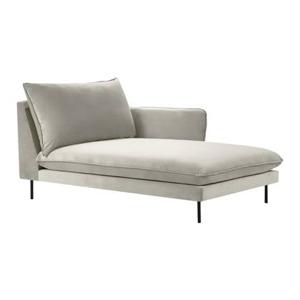 Cosmopolitan Design Vienna Chaise Longue Rechts - Velvet - Beige